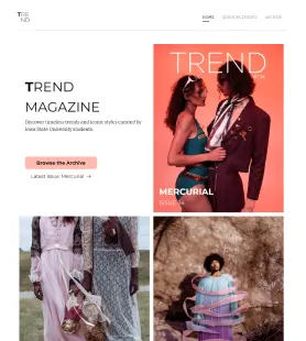 Designed and built a full-stack blog for the Iowa State University TREND Fashion Magazine. A Next.js frontend with React and Tailwind CSS with a GraphQL, Strapi, and Postgres backend.